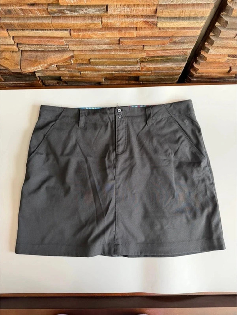 LPGA ladies black golf skirt with modesty shorts underneath- ladies size 14
